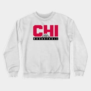 Chicago Basketball Tee Crewneck Sweatshirt